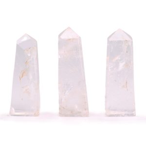 Gemstone Obelisk Points approx 5cm - Clear Quartz