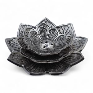Tri-Flower Lotus Flower Incense Holder